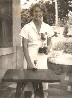 Woman with Championship Trophies, 1937 Woman with Championship Trophies, 1937