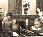Two Children Playing with Toys, 1937 Two Children Playing with Toys, 1937