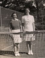 Nurses on Tennis Court, 1941 Nurses on Tennis Court, 1941