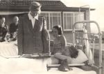 Eleanor Roosevelt Visiting Patients in the Orthopaedic Section, 1943 Eleanor Roosevelt Visiting Patients in the Orthopaedic Section, 1943