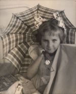 A Child with Parasol, Circa 1937 A Child with Parasol, Circa 1937