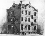 Drawing of the Kitchen Block and Maid's Quarters, Circa 1928 Drawing of the Kitchen Block and Maid's Quarters, Circa 1928