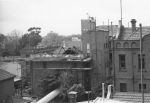 Scaffolding Next to the Edward Wilson Pavilion, Circa 1950 Scaffolding Next to the Edward Wilson Pavilion, Circa 1950