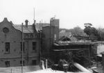 Scaffolding Next to the Edward Wilson Pavilion, Circa 1950 Scaffolding Next to the Edward Wilson Pavilion, Circa 1950