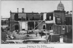 A long shot of the demolition of the old residence of Sir Redmond Barry. Demolishing Redmond Barry House, Circa 1911