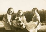 Three Children Outdoors, 1944 Three Children Outdoors, 1944