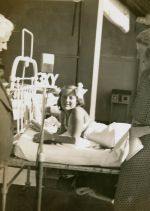 A Patient and Uncle Bob with Doctor, 1944 A Patient and Uncle Bob with Doctor, 1944
