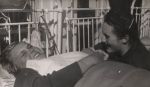 Patient in bed, Circa 1930 Patient in bed, Circa 1930