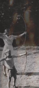 Archery Lessons, Circa 1930 Archery Lessons, Circa 1930