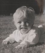 Smiling Baby on the Lawn, Circa 1930 Smiling Baby on the Lawn, Circa 1930