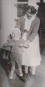 Nurse and Young Child, Circa 1930 Nurse and Young Child, Circa 1930