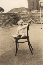 Small Child on the Roof of the Babies Ward, Circa 1925 Small Child on the Roof of the Babies Ward, Circa 1925