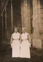 Nurses in Front of Hospital, Circa 1941 Nurses in Front of Hospital, Circa 1941