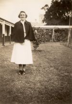 Nurse Smiling on the Lawn, Circa 1941 Nurse Smiling on the Lawn, Circa 1941