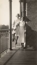 Posing on the Balcony, Circa 1941 Posing on the Balcony, Circa 1941