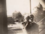Nurse and Small Child with a view of the Exhibition Building, Circa 1941 Nurse and Small Child with a view of the Exhibition Building, Circa 1941