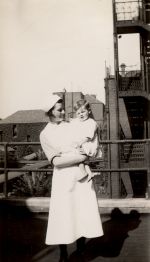 Nurse Holding an Infant, Circa 1941 Nurse Holding an Infant, Circa 1941