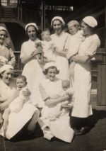 Nurses Holding Babies, Circa 1941 Nurses Holding Babies, Circa 1941