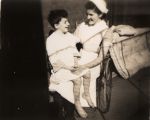 Nurse in Wheelchair with Patient, Circa 1941 Nurse in Wheelchair with Patient, Circa 1941