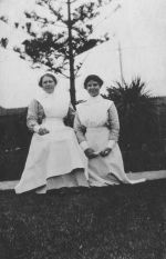 Two Nurses on the Lawn, Circa 1915 Two Nurses on the Lawn, Circa 1915