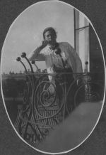 Portrait on the Balcony, Circa 1915 Portrait on the Balcony, Circa 1915