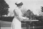 Nurse and Cat, Circa 1915 Nurse and Cat, Circa 1915