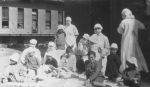 Infectious Ward Nurses in the Sunshine with Patients, Circa 1915 Infectious Ward Nurses in the Sunshine with Patients, Circa 1915