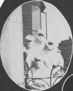 Staff Posing with Surgical Masks and Gowns, Circa 1915 Staff Posing with Surgical Masks and Gowns, Circa 1915
