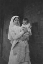 Nurse Holding Infant, Circa 1915 Nurse Holding Infant, Circa 1915