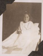 Child in bed, Circa 1943 Child in bed, Circa 1943