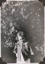 Child in garden, Circa 1943 Child in garden, Circa 1943