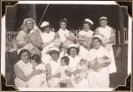 Nurses holding patients, Circa 1943 Nurses holding patients, Circa 1943