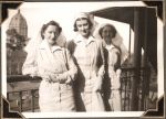 Three nurses on balcony, Circa 1943 Three nurses on balcony, Circa 1943