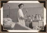 Nurse with medical equipment, Circa 1943 Nurse with medical equipment, Circa 1943