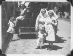 A visit from the Fire Truck, Circa 1943 A visit from the Fire Truck, Circa 1943