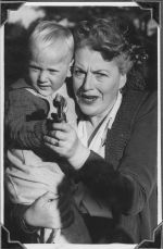 Gracie Fields with Baby, Circa 1943 Gracie Fields with Baby, Circa 1943