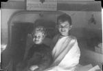 Two Children on Bed, Circa 1943 Two Children on Bed, Circa 1943