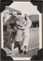 Nurse and Teddy Bear, Circa 1940 Nurse and Teddy Bear, Circa 1940