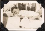 Infant in Bed, Circa 1940 Infant in Bed, Circa 1940
