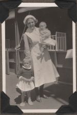 Nurse and Patients, Circa 1940 Nurse and Patients, Circa 1940