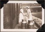 Pulling Milk Pails, Circa 1940 Pulling Milk Pails, Circa 1940
