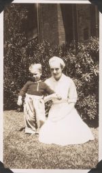 Nurse and Small Child, Circa 1940 Nurse and Small Child, Circa 1940