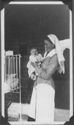 Nurse and Baby, Circa 1940 Nurse and Baby, Circa 1940