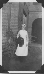 Nurse Outside the Hospital, Circa 1940 Nurse Outside the Hospital, Circa 1940
