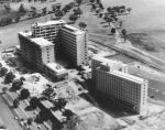 Aerial view of the new hospital site in Royal Park