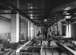 Interior view, constructing the new hospital